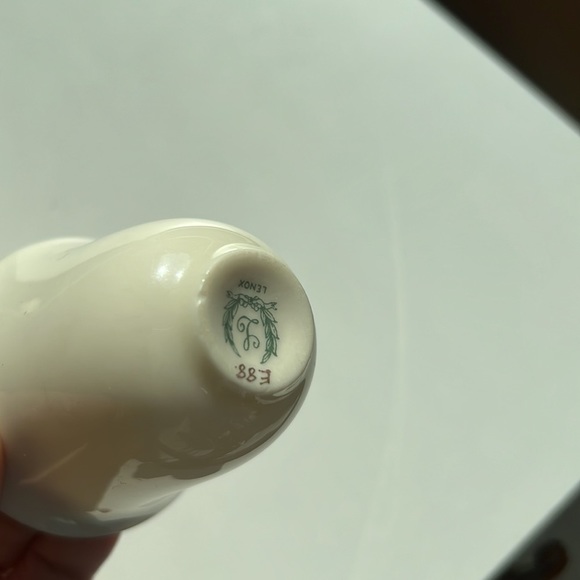 Lenox #88 Bell Shape Demitasse Liners- Set of 10. Cream with Gold Trim - Picture 10 of 12